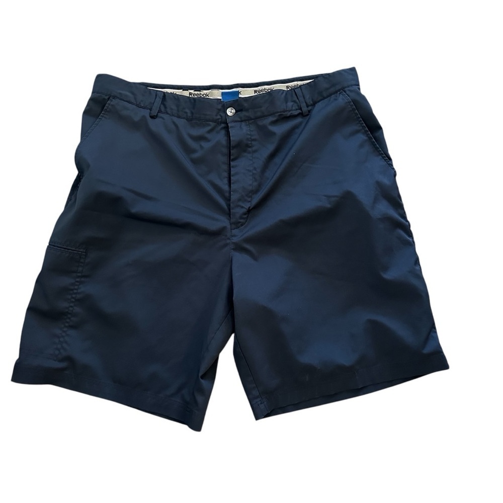 Reebok Men’s Flat Front Black Performance Golf Shorts Sz 40 GUC